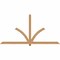 Ekena Millwork Redmond Smooth Timber Gable Bracket, Western Red Cedar, 96"W x 48"H x 3 1/2"D x 3 1/2"F, 12/12 Pitch GBW096X48X0404RED00SWR - alternate 1
